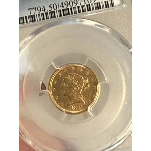 1861 $2.50 New Reverse