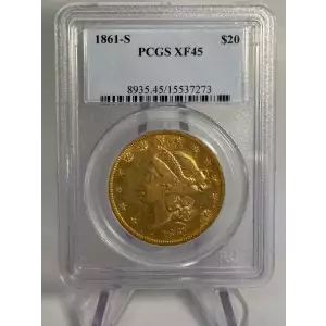 1861-S $20