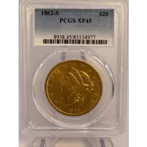 1862-S $20
