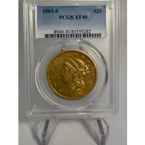 1863-S $20