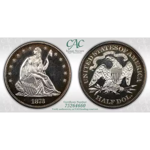 1873 No Arrows 50c Closed 3 CAM (Proof) (4)