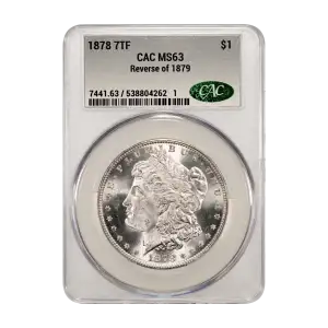 1878 7TF Reverse of 1879 $1 (2)