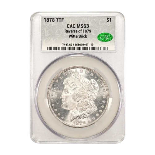 1878 7TF Reverse of 1879 $1 (2)