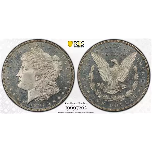 1891 $1 VAM 2 Doubled Ear TOP 100, DMPL (2)