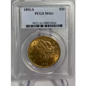 1892-S $20