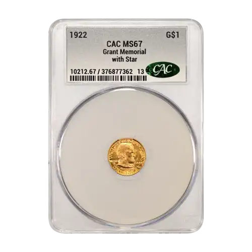1922 Grant Memorial G$1 with Star (2)