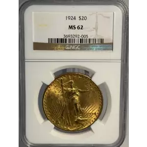 Double Eagles---Saint Gaudens 1907-1933 -Gold- 20 Dollar