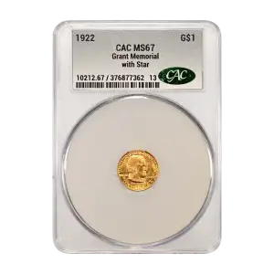 1922 Grant Memorial G$1 with Star (2)